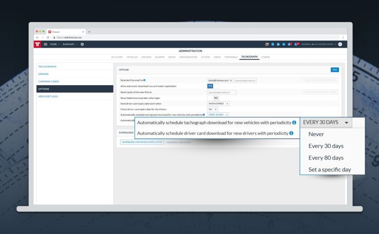 Remote Tachograph Download Simplifies Compliance for Your Fleet - Frotcom